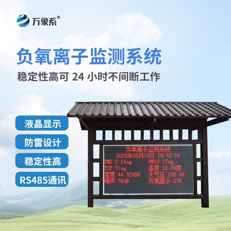 公園負氧離子監測系統
